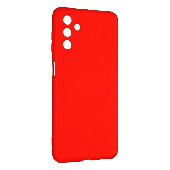 Silicone Case with Camera Shield for Samsung Galaxy A15 4g Red